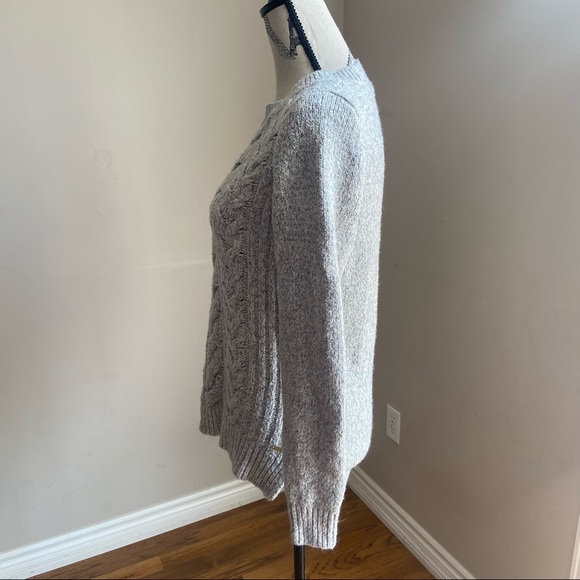 Tommy Hilfiger cable knit sweater hi lo hem  S - Picture 6 of 9